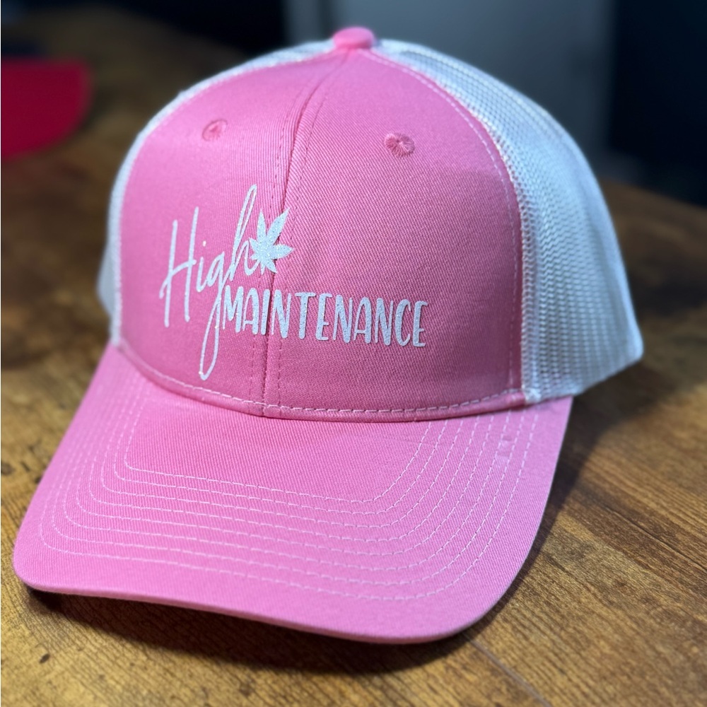 High Maintenance Trucker Snapback Ponytail Hat